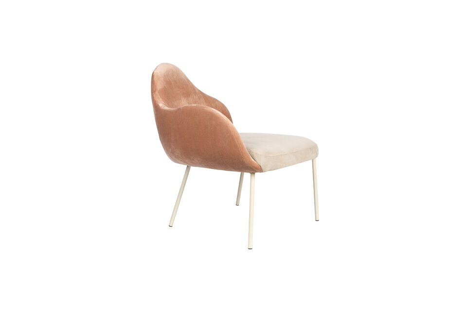 Sessel aus rosa Stoff Friuli - 10