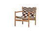 Miniaturansicht Sessel Kilim-Sitz Holz Braun Natur Zano 1
