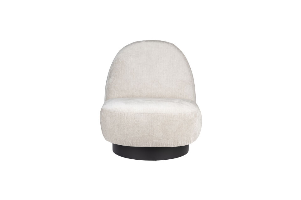Sessel mit beigem Stoffbezug Eden - 9