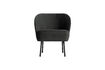Miniaturansicht Sessel Samt Schwarz VOGUE 2