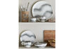 Miniatura Set da colazione da 12 pezzi in gres grigio Paula 3