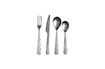 Miniature Set de 16 couverts en acier inox argenté Luxis 4