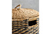 Miniatura Set de 2 cestos para la ropa de algas marinas en natural y negro HDCesto 4