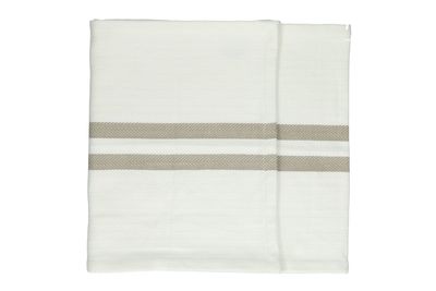 Set de 2 Chemins de table beiges Tizia