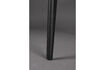 Miniatura Set de 2 sillones de comedor de acero negro Miyo 6
