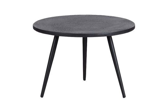 Superbe table haute en bois et métal noir