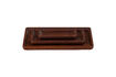 Miniatura Set de 3 bandejas de servir madera de mango marrón Trayla 4