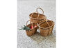 Miniature Set de 3 Paniers en Jonc de Mer Nature Laine 2