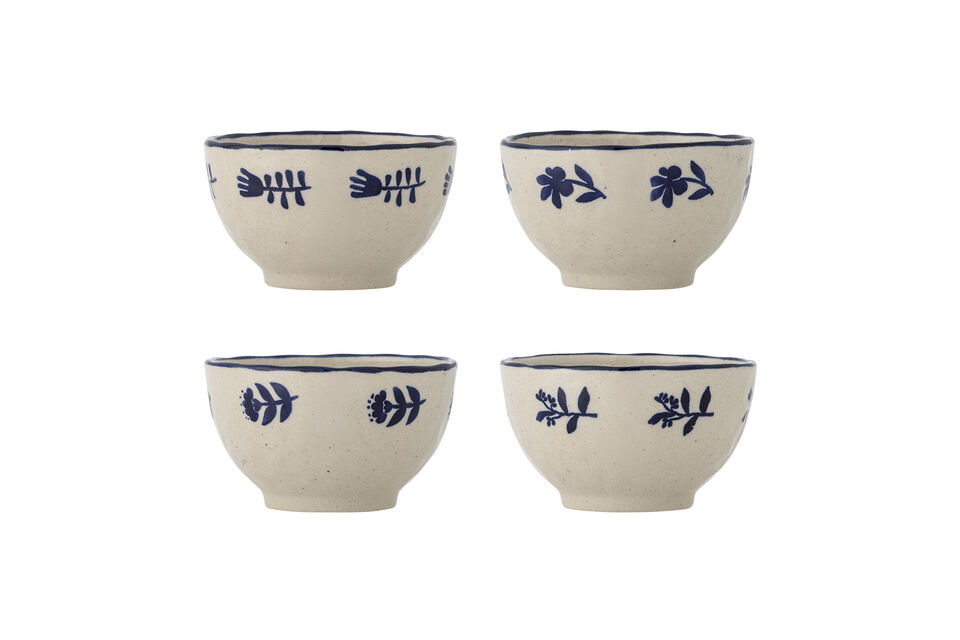 Set de 4 boles de gres azul Eimy Marcas