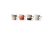 Miniature Set de 4 Mugs americano en céramique 70's 4