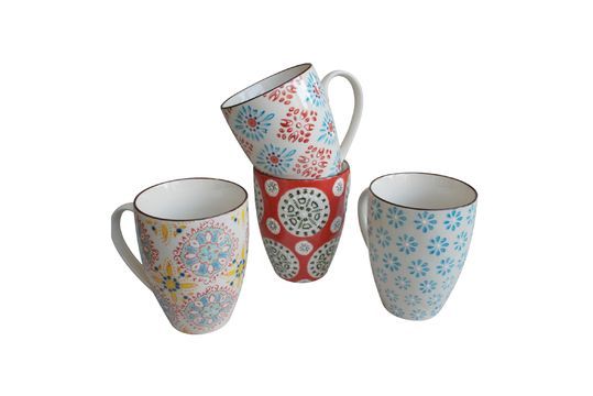 Set de 4 mugs Bohemian