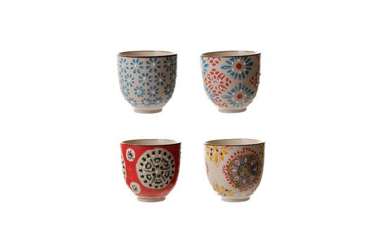 Set de 4 tasses à expresso Bohemian Détouré