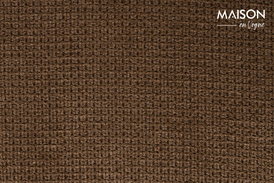 Set di 2 poltroncine da pranzo in poliestere beige e marrone Daley - 9