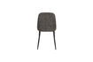 Miniatura Set di 2 sedie in tessuto grigio antracite Alana 6