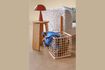 Miniatura Set di 3 cesti quadrati in bambù chiaro 3