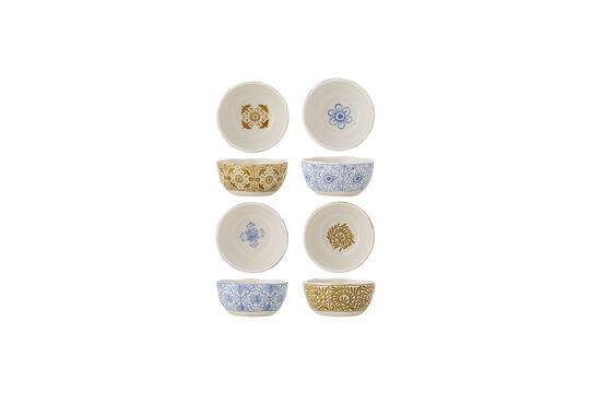 Set di 4 ciotole in gres multicolore Milton Foto ritagliata