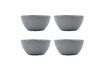 Miniatura Set di 4 ciotole Ø 12 cm in gres blu chiaro HDVida 1