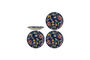 Miniatura Set di 4 piatti D20,5 cm in gres multicolore Meredith Foto ritagliata