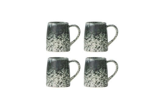 Set di 4 tazze in gres multicolore Winnie Foto ritagliata