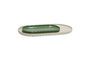 Miniature Set of 2 Amare green ceramic serving dishes Clipped