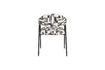 Miniature Set of 2 black steel armchairs Miyo 12