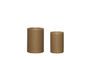 Miniature Set of 2 Edna brown ceramic planters Clipped