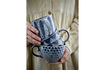 Miniature Set of 2 grey stoneware mugs Ramie 3