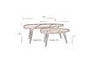 Miniature Set of 2 Sham coffee tables 24