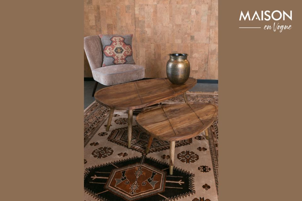 Set of 2 Sham coffee tables DutchBone