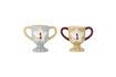 Miniature Set of 2 stoneware cups multicolour Trophy 1