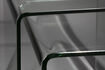 Miniature Set of 2 transparent glass side tables Vetro 10