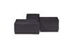 Miniature Set of 3 black wooden side table Pim 4