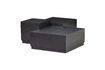 Miniature Set of 3 black wooden side table Pim 3