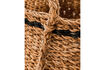 Miniature Set of 3 Seagrass Baskets Nature and Black HDLaine 4