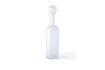 Miniature Set of 4 black Bubbles glass bottles 10