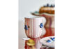 Miniature Set of 4 cups D8xH9 cm in rose stoneware Carry 2