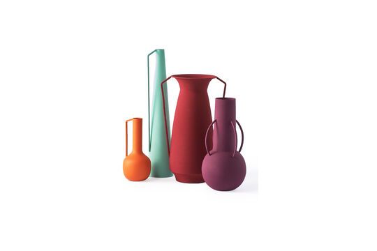 See the product profile set of 4 multicolored recycled iron vases h45cm Evening Roman Set of 4 multicolored recycled iron vases h45cm Evening Roman