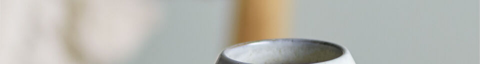 Material Details Set of 4 nature stoneware cups Paula