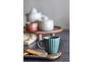 Miniature Set of 6 cups in green stoneware Latina 3