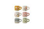 Miniature Set of 6 cups in multicolor stoneware Millie Clipped