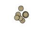 Miniature Set of 6 Hocean seagrass trivets Clipped