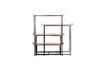 Miniature Set of beige wooden shelves Flodka 16