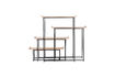 Miniature Set of beige wooden shelves Flodka 18