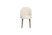 Miniatuur Set van 2 beige bouclé eetkamerstoelen Barbara 8