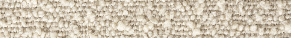 Benadrukte materialen Set van 2 beige bouclé eetkamerstoelen Barbara