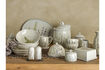 Miniatuur Set van 6 mokken van steengoed natuur Bea 2