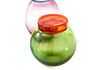 Miniature Sets de 4 jarres en verre multicolore Bloated 3