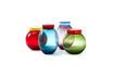 Miniature Sets de 4 jarres en verre multicolore Bloated 1