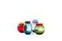Miniature Sets de 4 jarres en verre multicolore Bloated Détouré