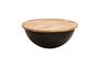 Miniature Sfera black metal coffee table Clipped